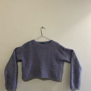 United Colors Of Benetton Lavender Crew Neck Sweater